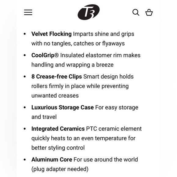 T3 1.75” Volumizing hot rollers set - Picture 4 of 8